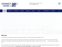 Tablet Screenshot of connectchina.co.uk